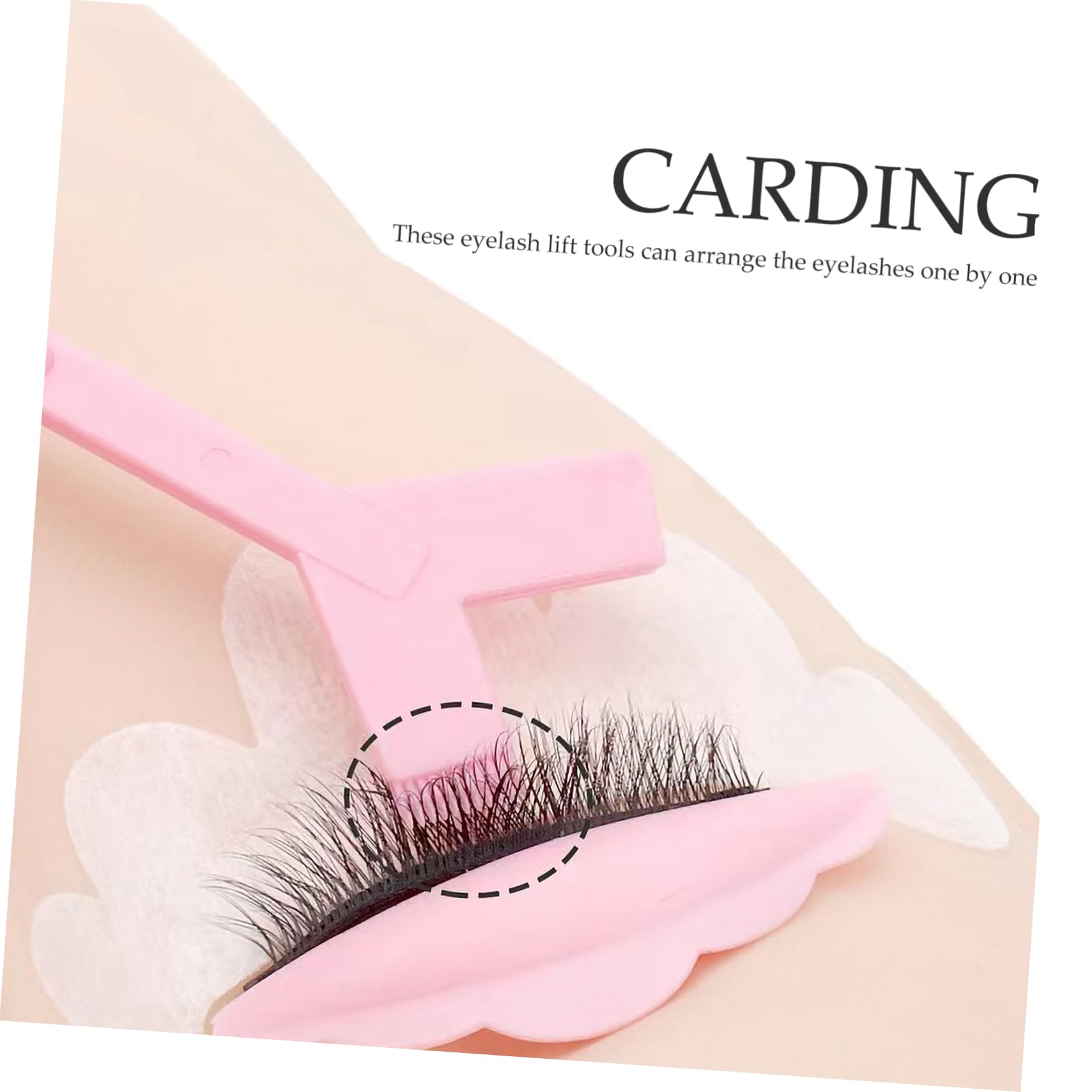 Didiseaon 90 Piezas Almohadilla De Sombra De Ojos Cepillos Para Extensiones De Pestañas Cinta De Maquillaje Para Sombra De Ojos Herramienta Separadora Aparato Páginas Constituir