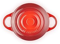 Vista 2 de Le Creuset Mini Cocotte redonda de gres, 236 ml, rojo cereza