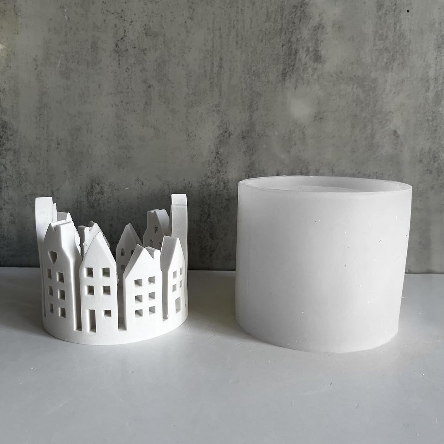 シリコーン ティーライト キャンドル ホルダー型、セメント用キャンドル ホルダー型 | キャンドル ホルダー モールドリング ハウス