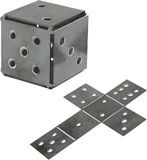 Dice Welding Practice Kit, 16 Gauge Carbon Steel Welding Coupons, Suitable for MIG, TIG, Stick, Arc, Gas Welding kit for beginners (2 Inch)