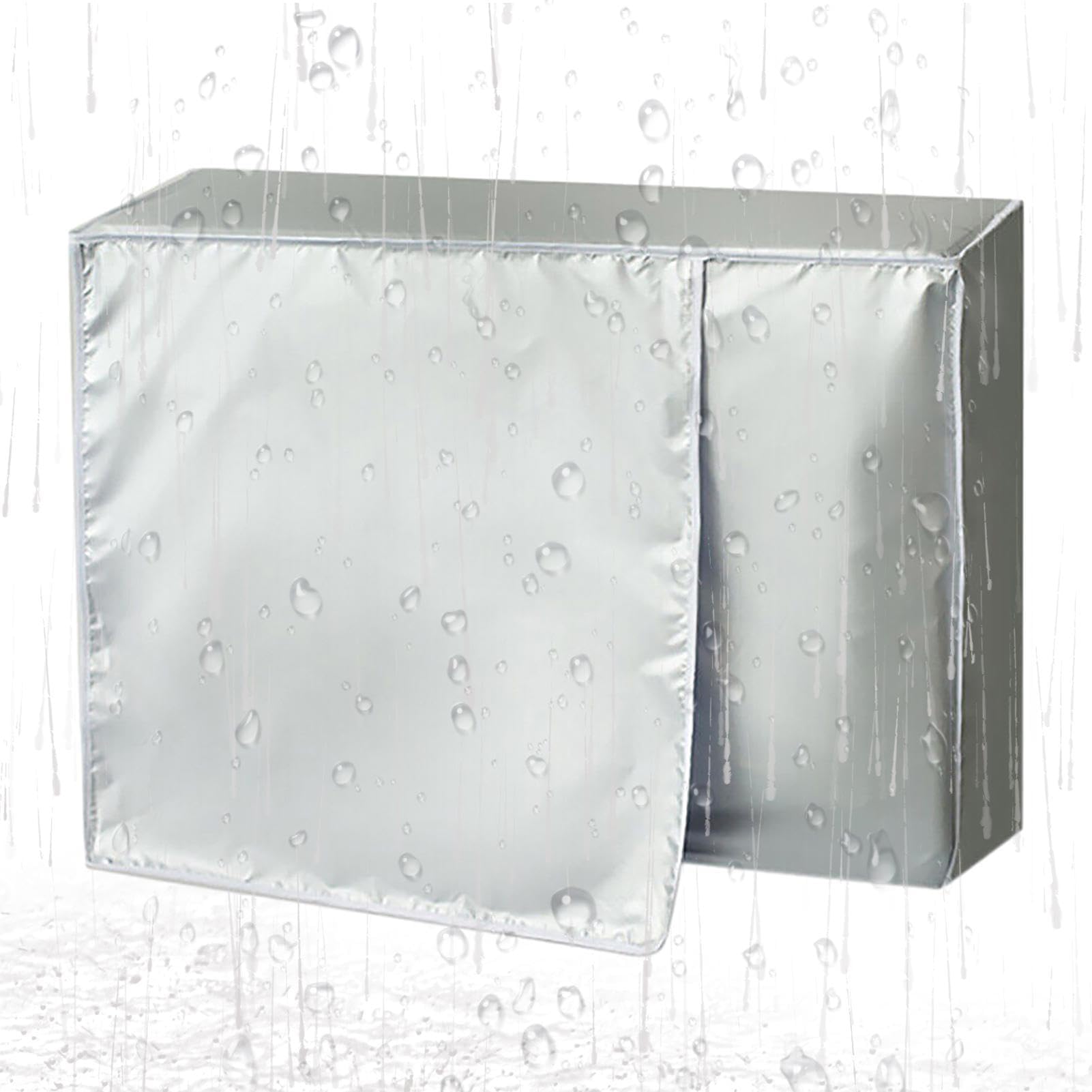MYJIO AC Unit Covers Outdoor - Heat Insulation Air Conditioner Units Cover | Air Conditioner Essentials Home Supplies for Snow, Dust, Rain, Leaves, Hailstone, Dirt Kot-uk