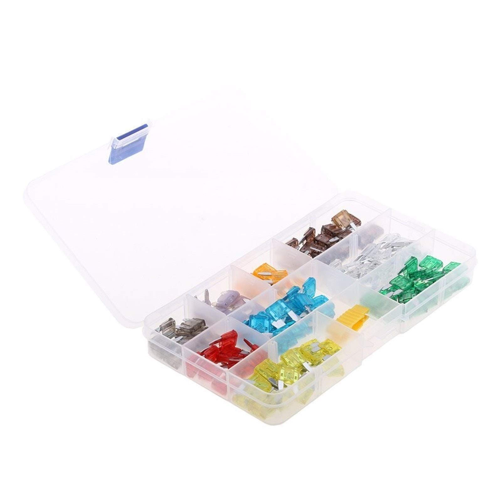 140 Pezzi Assortiti Mini fusibili a Lama per Camion per Auto con estrattore (2/3/5/7.5/10/15/20/25/30/35/40 AMP)