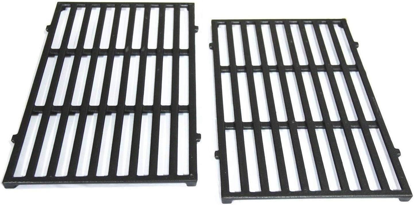 Htanch CG637(2-Pack) 17.5" Cast Iron Cooking Grates Grid Replacement for Weber Spirit 200,E-210 (2013-2016), E-220, S-210 (2013-2016), S-220 Series Gas Grills for Weber 7637