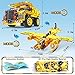 Jyusmile STEM Toy Building Toy for Age 6, 7, 8, 9, 10, 11, 12 Years Old Kids Boys Girls - 2-in-1 Truck Airplane Take Apart Toy, 361 Pcs DIY Building Blocks Kits, Engineering Construction Toy