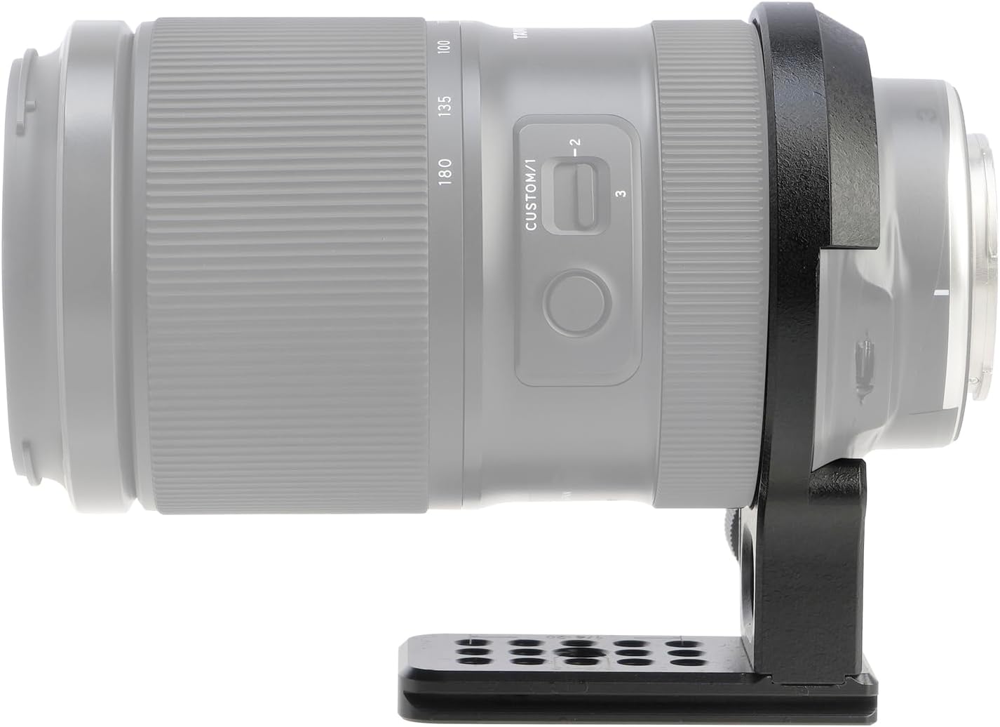 FocusFoto Metal Tripod Collar Mount Ring for Tamron 70-180mm F/2.8 Di III VC VXD G2（A065 Lens, Bottom with 1/4" & 3/8" Thread Screw Mount Dovetail Quick-Release Plate for Acra-Swiss Type Tripod