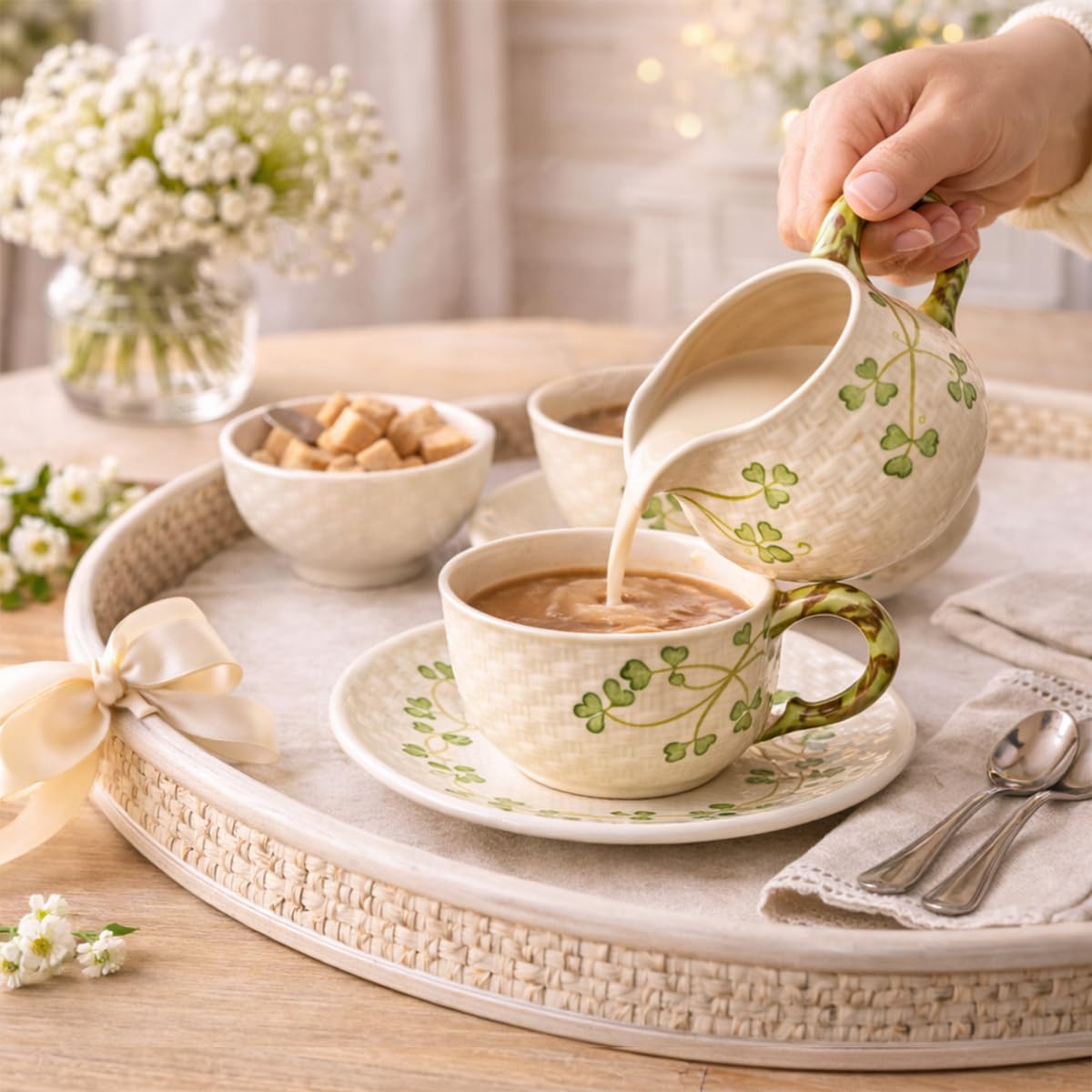 Amazon.com: Belleek: Shamrock Collection