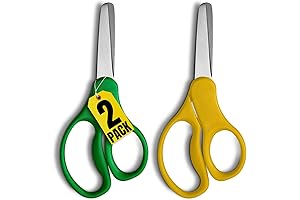 2 Pair of Scissors for Kids by 1InTheOffice