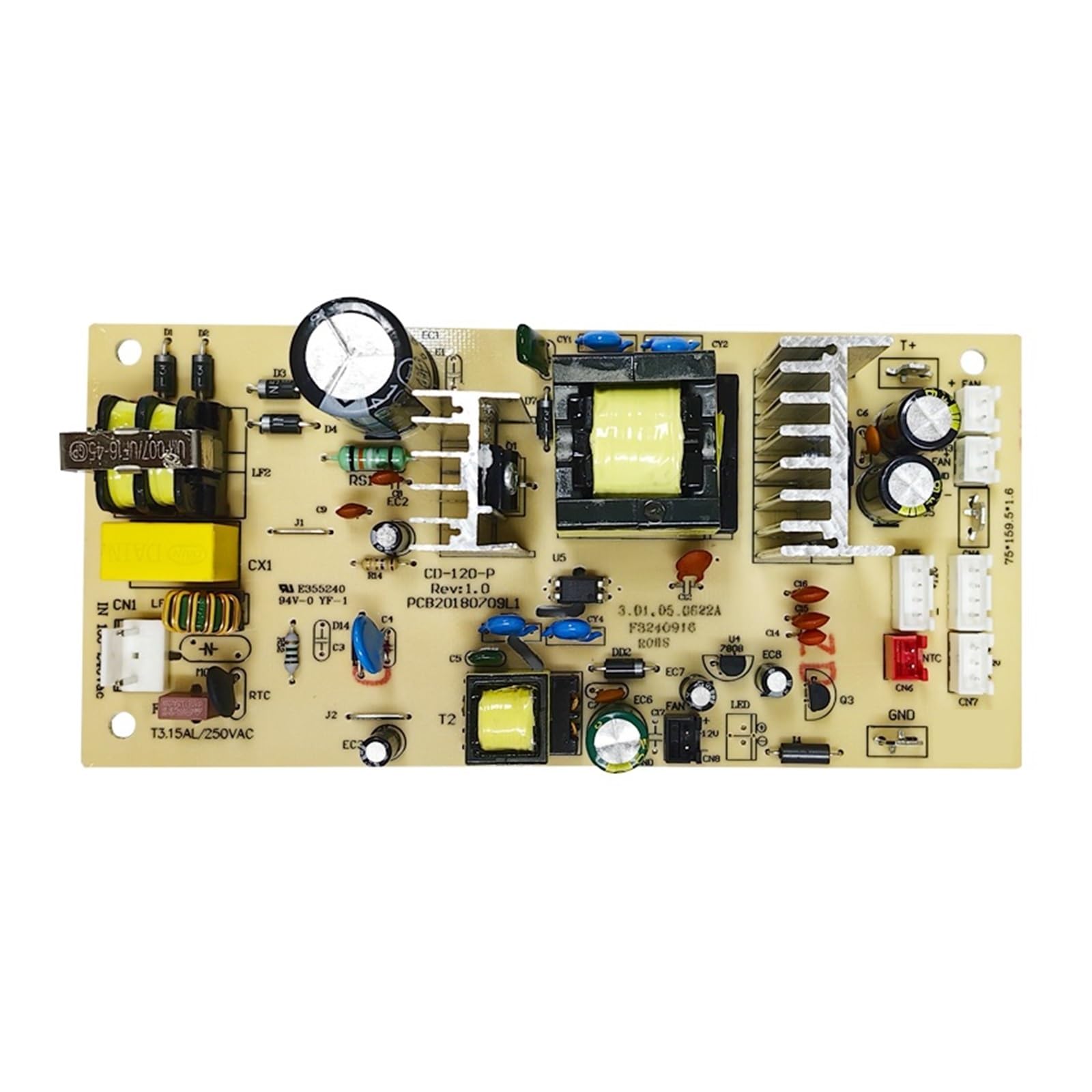 Carte Mère for Cave À Vin CD-120-P, Accessoires Universels for Circuit Imprimé for Cave À Vin, Carte Mère d'alimentation SK-BX-P, Onduleur for Cave À Vin