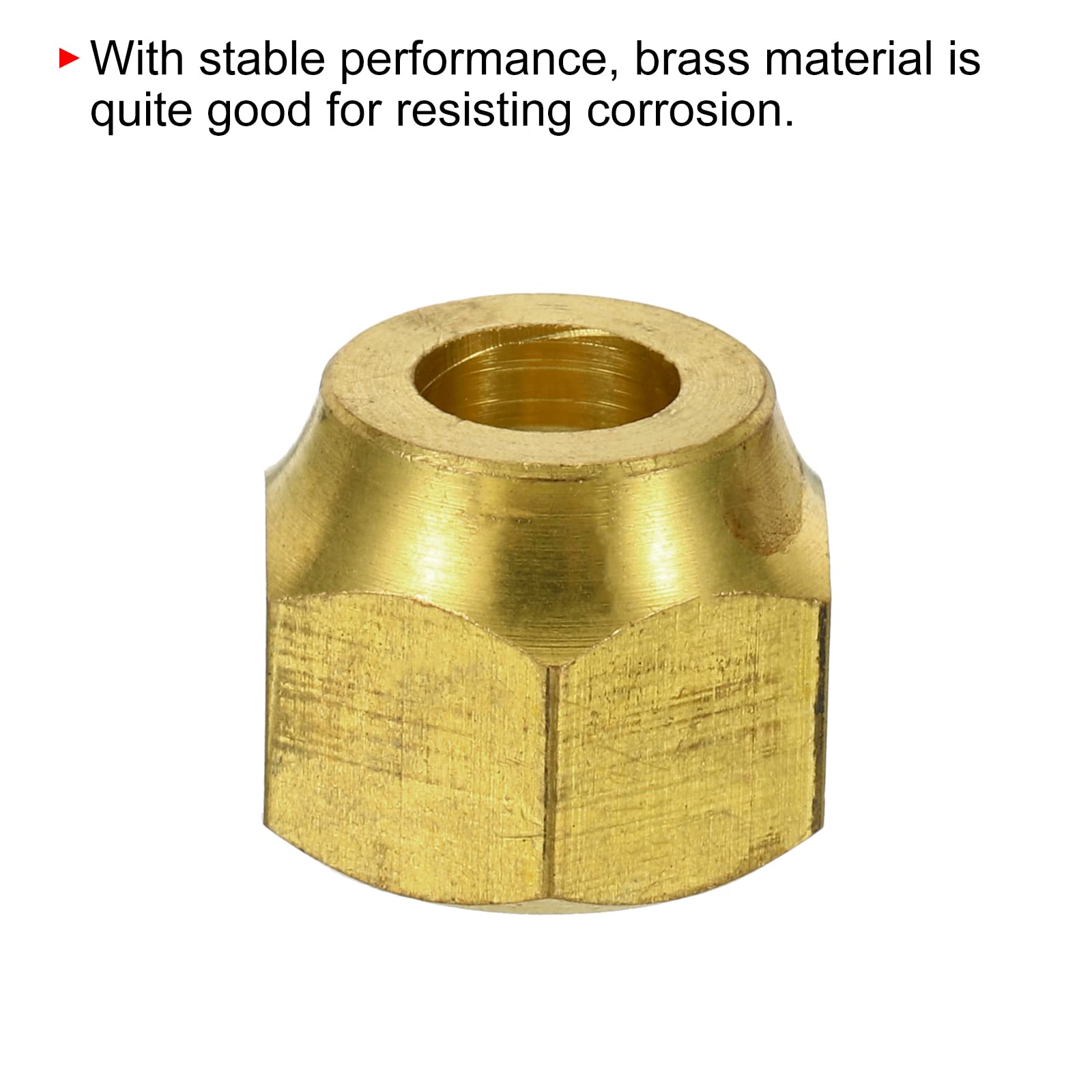 Amazon.co.jp: MECCANIXITY 真鍮フレアナット、3/8インチフレアメス