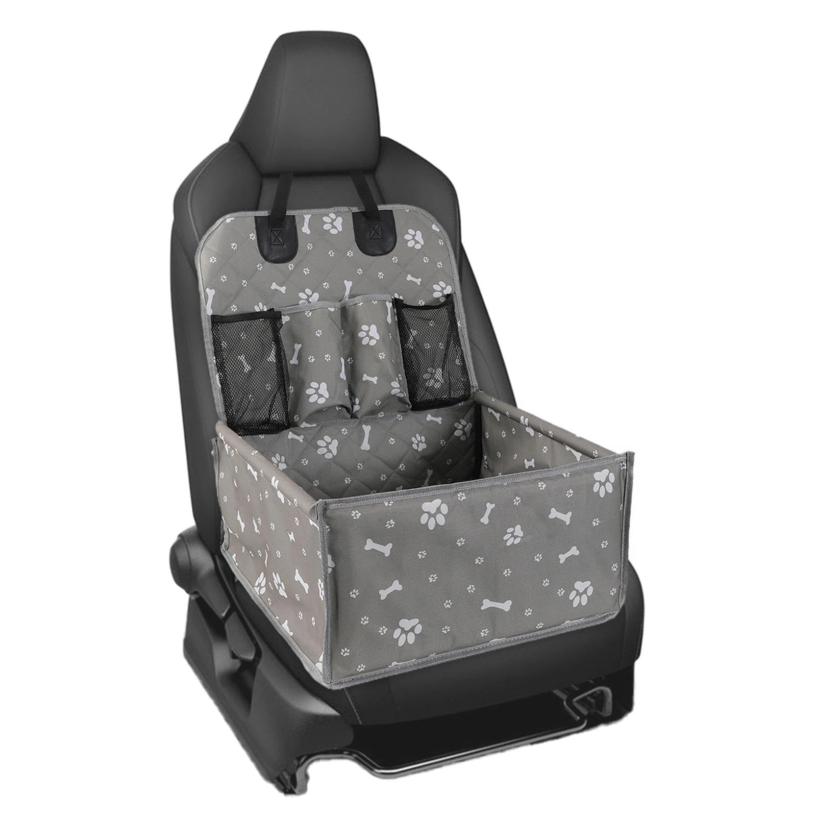 Siège d'auto pour chien arrière en tissu Oxford imperméable avec sangle réglable