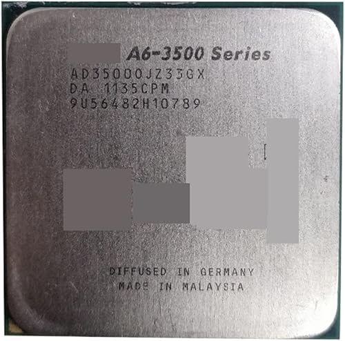 CPU A6 Series A6 3500 A6-3500 2.1GHz Triple-Core CPU Processor AD3500OJZ33GX 65W Socket FM1 Responsive and Powerful
