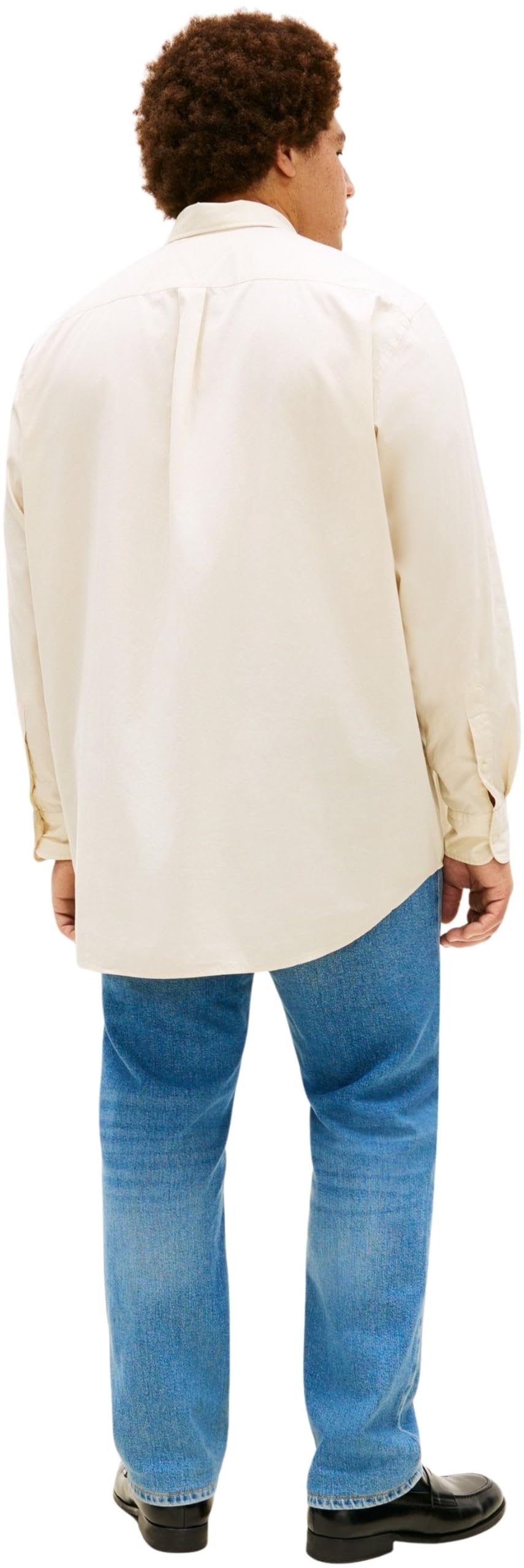 Tommy Hilfiger Uomo Camicia Flex Poplin Solid Regular Fit