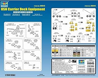 Trumpeter TRU06645 1/350 USN Träger-Zubehör Plastic Model kit, Multicolor