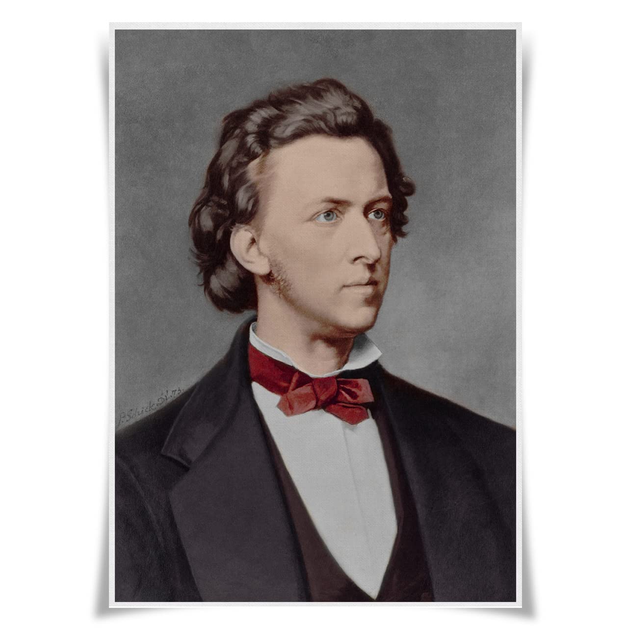 Nice Captain Frederic Chopin Portraits Of Top 10 Musicians A3 Poster World Famous Musicians Print Home Decor (Frederic Chopin)