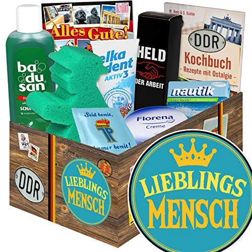 Lieblingsmensch/Pflege Box aus der DDR/Geschenke Idee für Männer