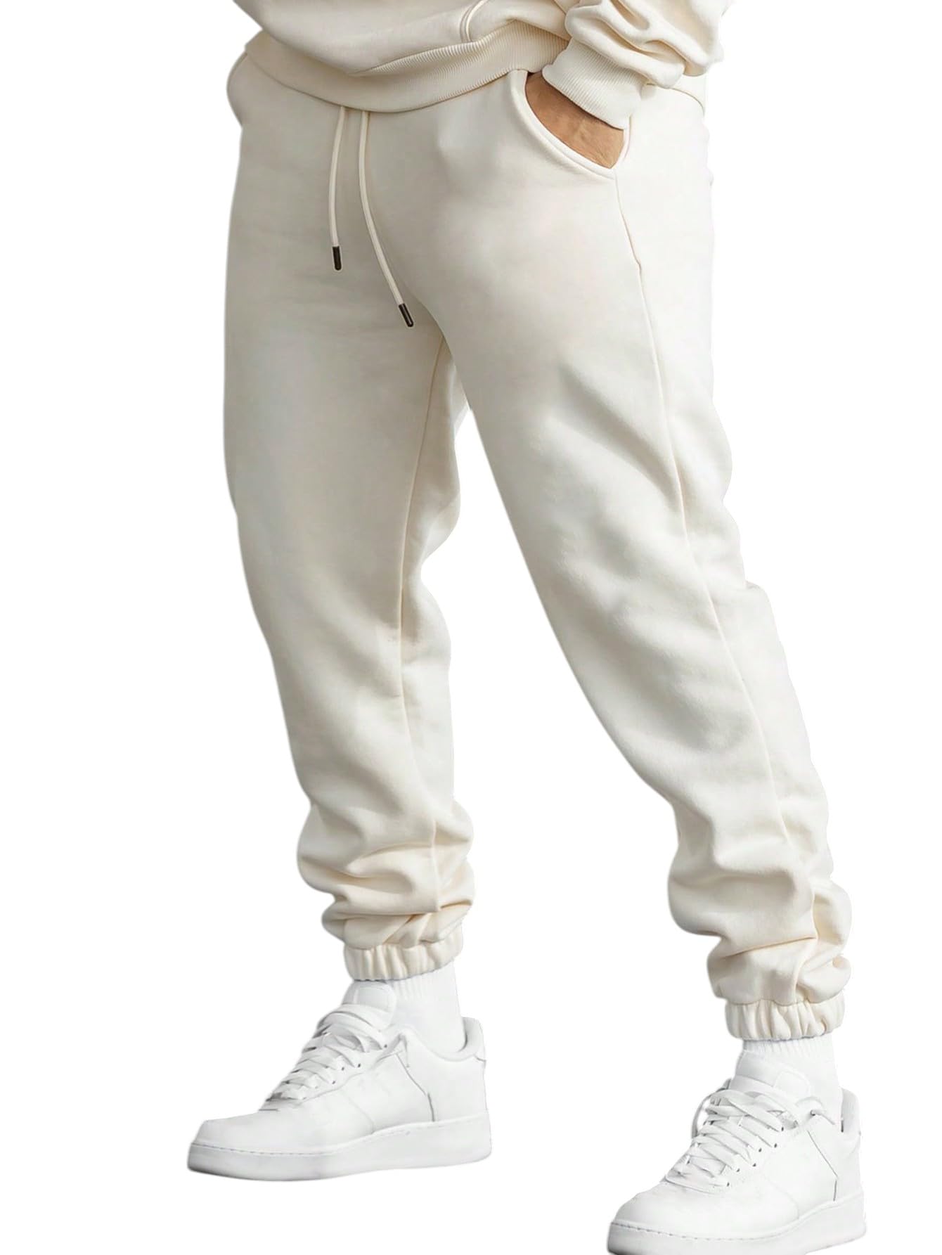dockstreet Mens Baggy fit Jogger/Sweatpants/Gym Gear, Trouser, Loose Home Relaxed Pants