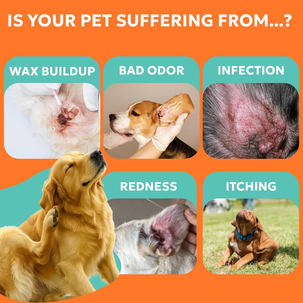 Forticept Dog and Cat Ear Infection Treatment, Dog Ear Drops with 1% Hydrocortisone 2 oz - image 2