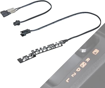 SEIWA Vehicle-Specific Accessory for Suzuki Jimny & Sierra & Nomad JB64/JB74/JC74 Dedicated Shift Position Illumination IMP200 Genuine Same Color LED Orange Easy Wiring Dress-Up Position LED