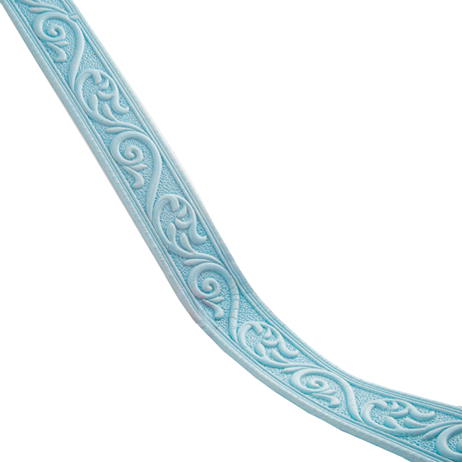 Dxcaicc One Color Wall Baseboard Molding Blue Trim Foam Strips Different Widths Length 9.2M Continuous Roll Type Home Durable Modern Borders Waistline Skirting,Width,6Cm
