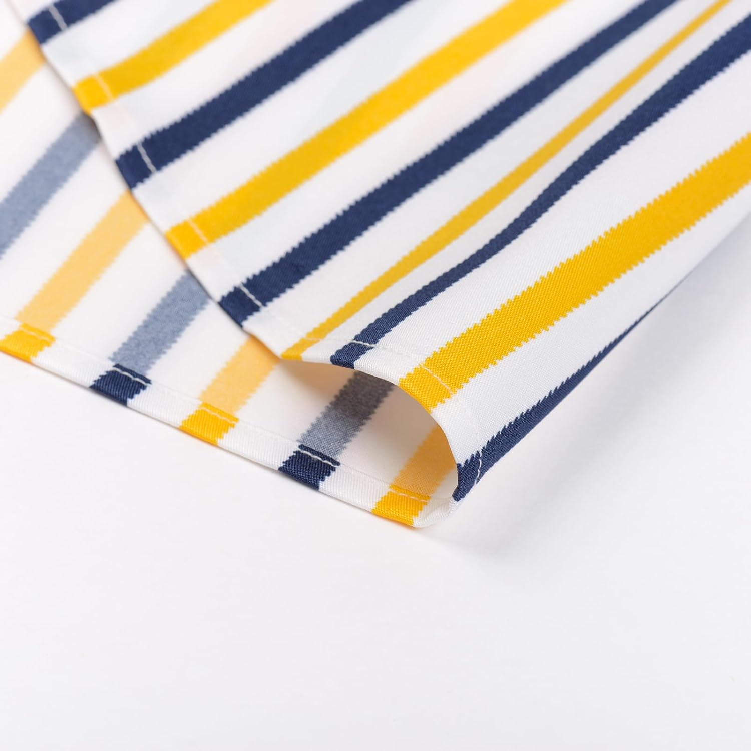 Men's Sleek Stretch Wrinkle-Free Striped Dress Shirts, Business Casual Long Sleeve Button-Down Shirt for All-Seasons - Image 6