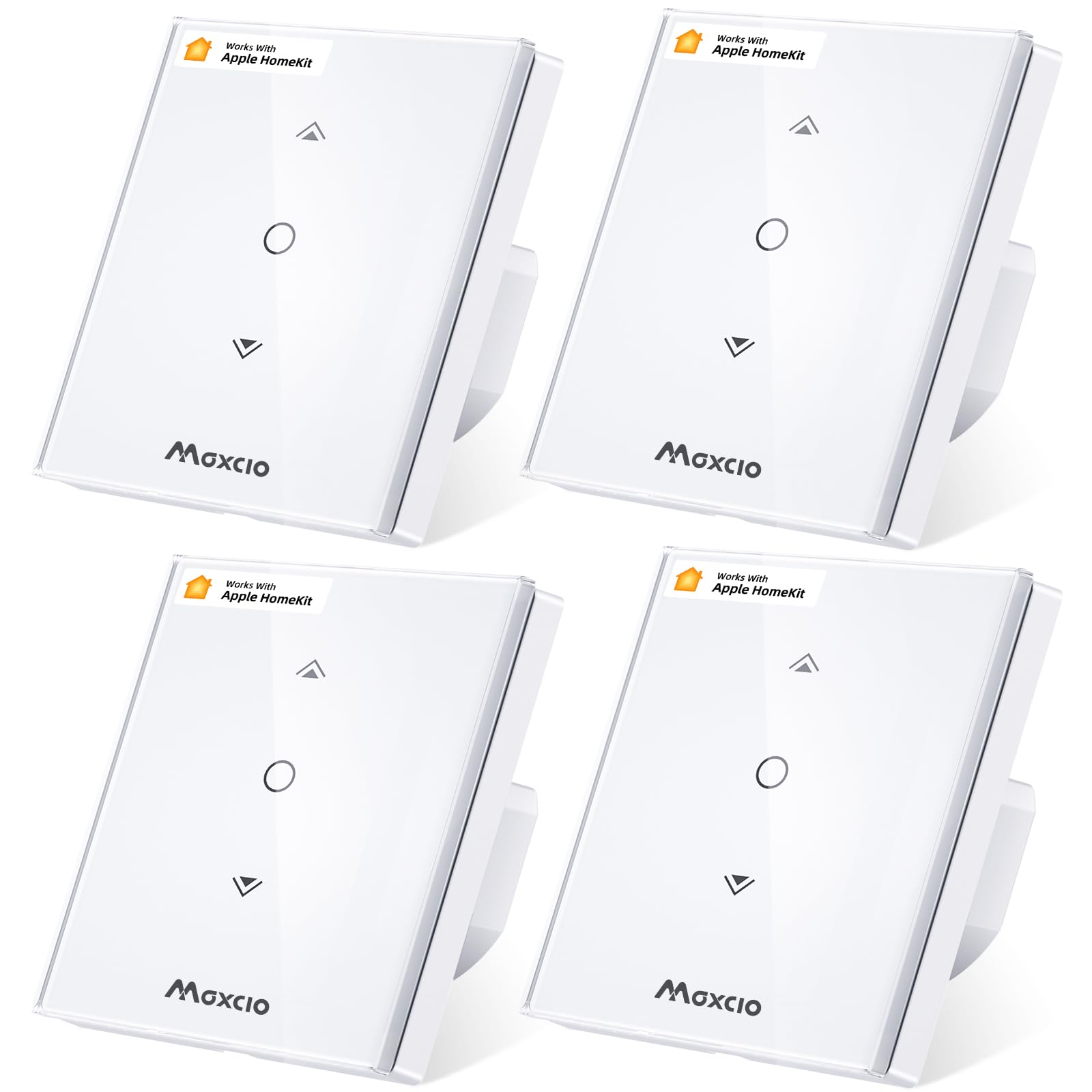 Homekit Wlan Rolladenschalter, Maxcio Smart Jalousieschalter mit Timer/Steuerbare LED, Kompatibel mit Siri, Amazon Alexa, Google
