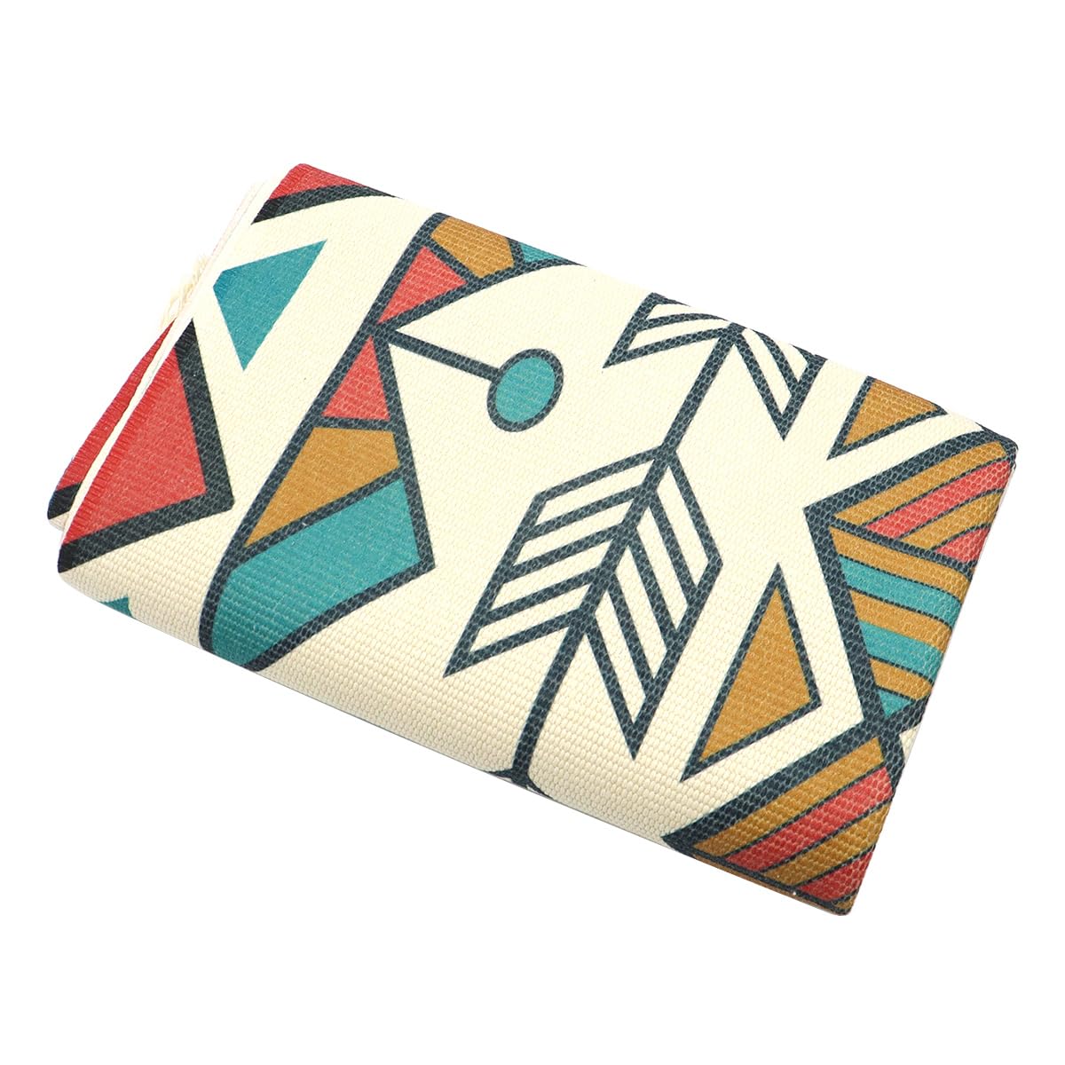 Tappeto da Ingresso 60x130 cm con Nappa, Tappeto Colorato a Pelo Basso, Passatoia Lavabile in Lavatrice Antiscivolo per Camera da Letto Soggiorno Cucina Salotto Tappetino per Interni
