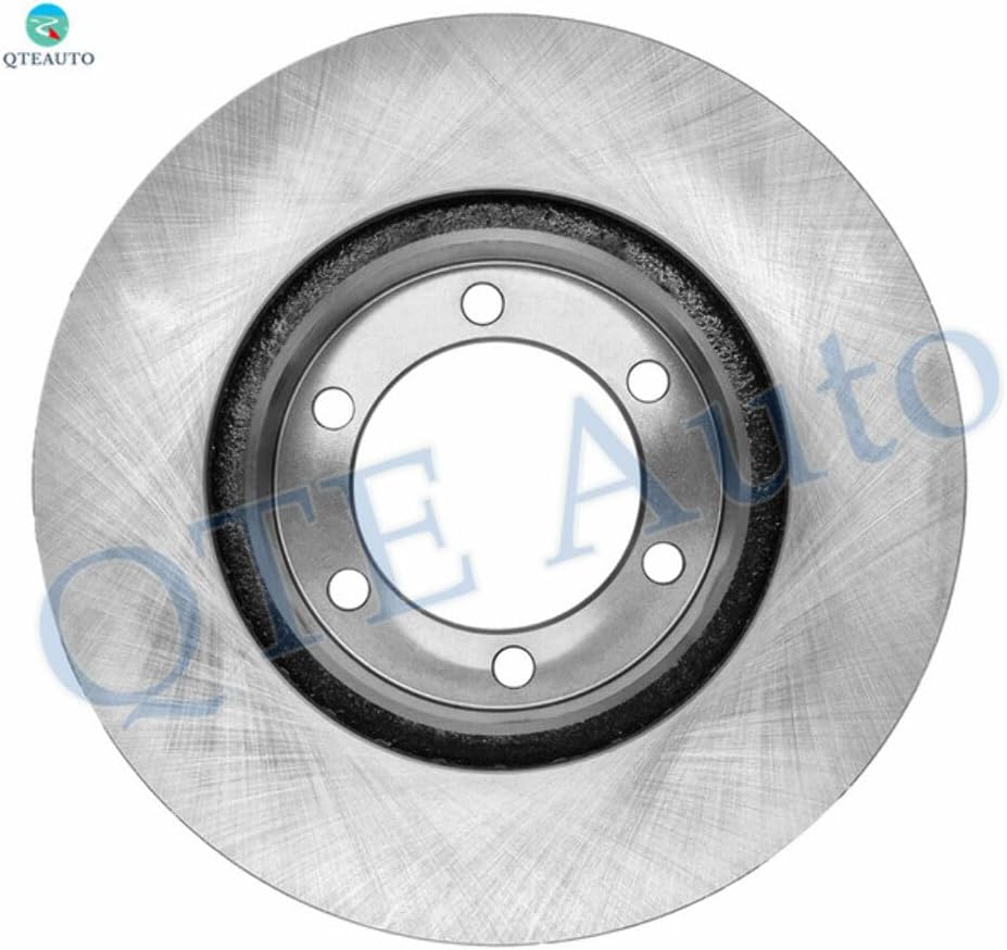 PM Auto Set of 6 Front 319mm Brake Disc Rotors-Ceramic Brake Pad Kit Compatible With 2003-2006 Toyota Tundra