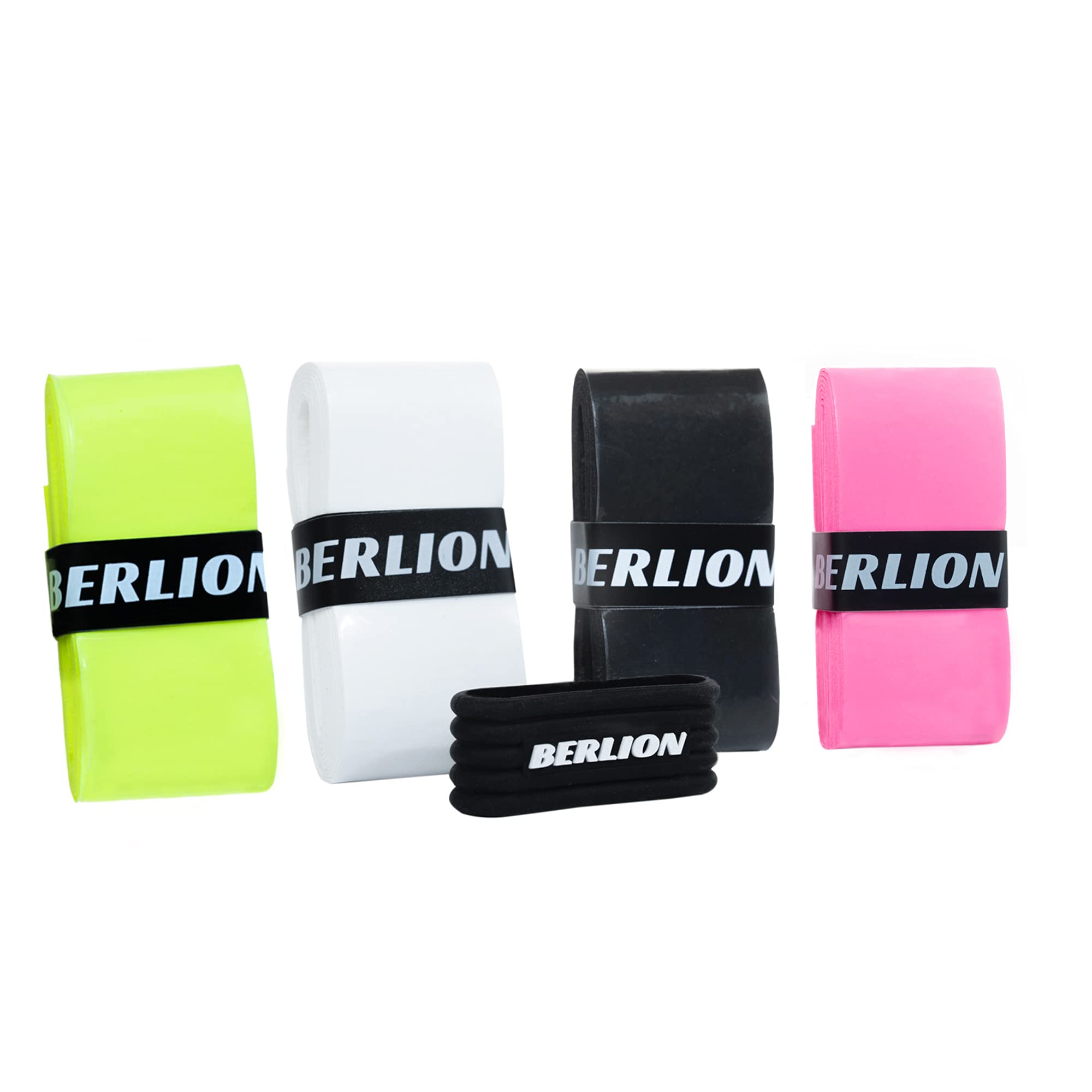 BERLION - 12 Overgrip Padel Pala o Grip Cinta Raqueta Tenis - con Goma o Anillo Protector de Empuñadura Padel Rugoso — view 2