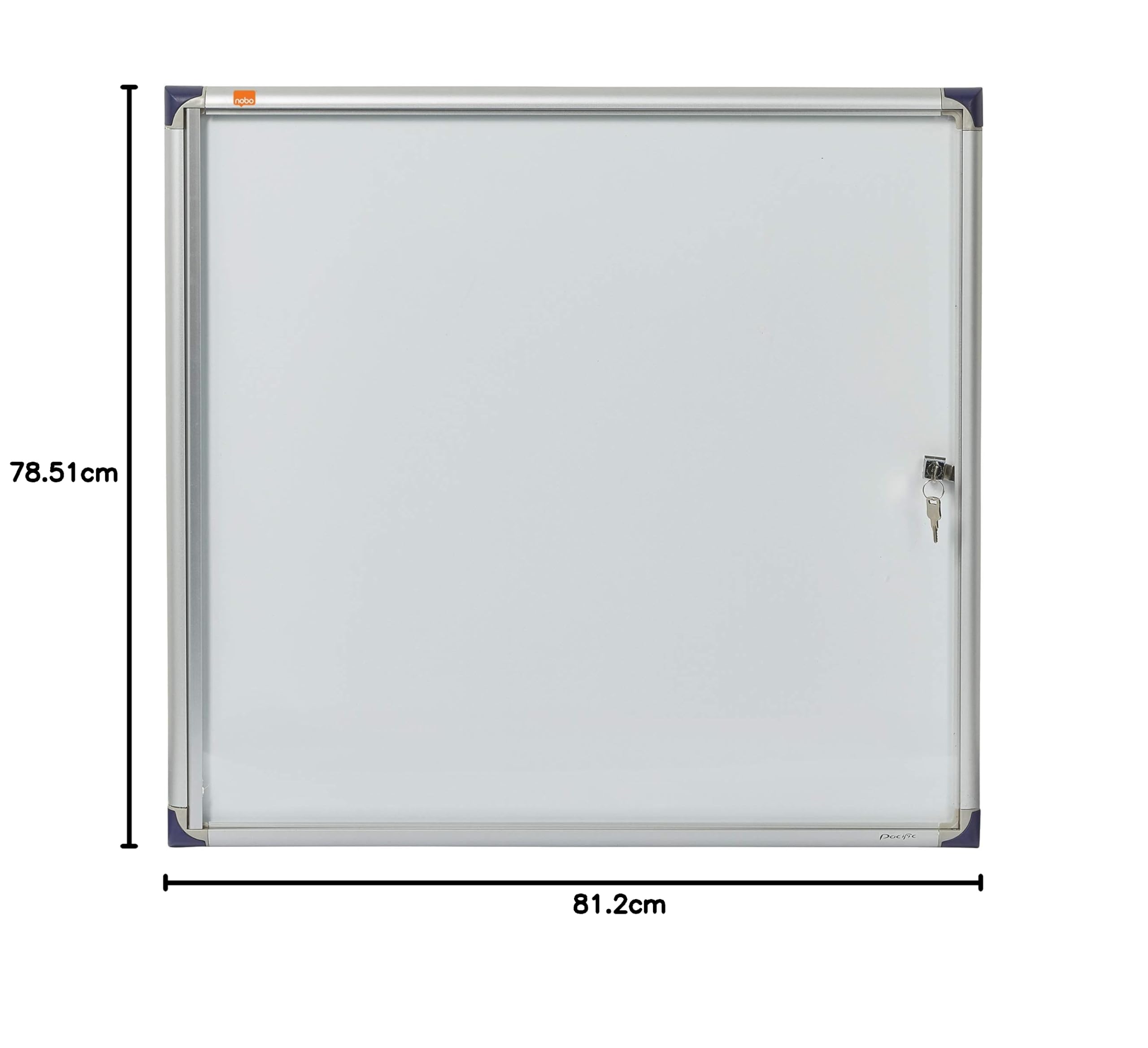 Nobo Vitrine d'Intérieur Magnétique 6xA4 – Extra-Plate (22mm) & Sécurisée (Clés) – Affichage Pro | Officiel & Administratif (Mairie, Bureau) - 1900847