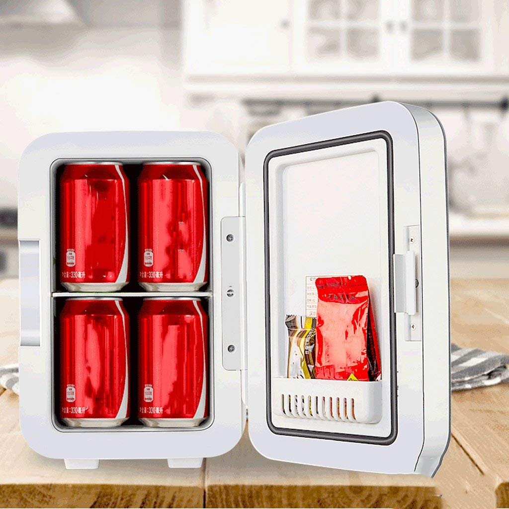 MU Mini Frigorífico Portátil Silencioso 6L - Puerta de Vidrio Templado
