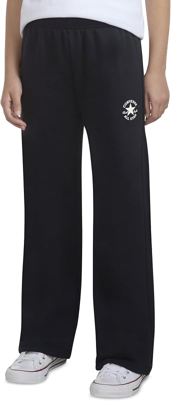 Converse Pantalones anchos de forro polar para niña