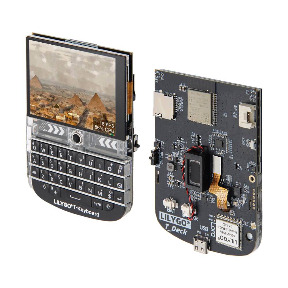 LILYGO T-Deck ESP32-S3 LoRa BLE WiFi TTGO Modulo LoRaWAN Scheda di sviluppo a lungo raggio con schermo LCD da 2,8" (433 MHz)