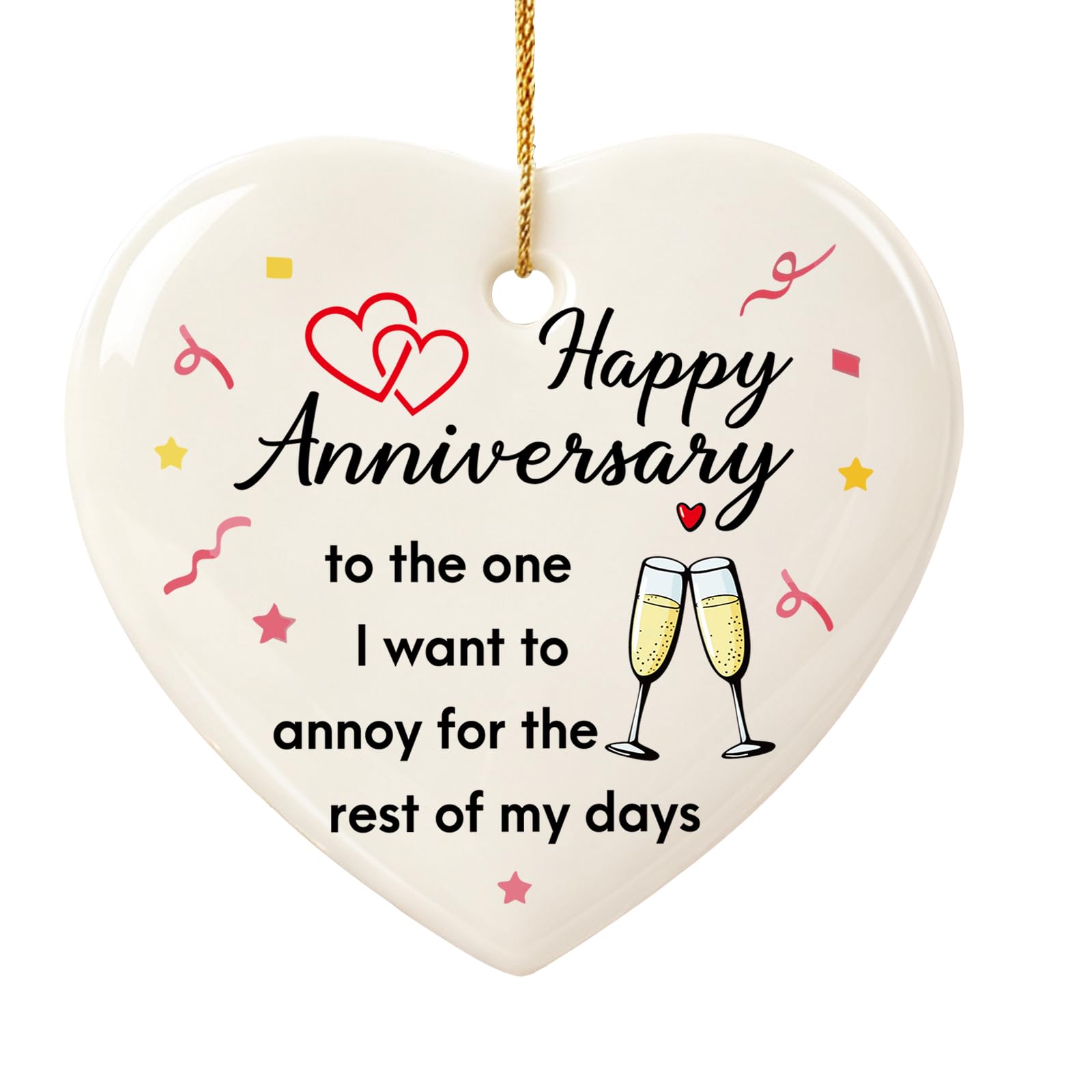 PRSTENLY Anniversary Romantic Gift for Her Him, The One I Want To Annoy
