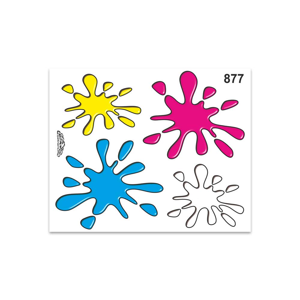 Quattroerre Stickers Splash, 14 x 16 cm