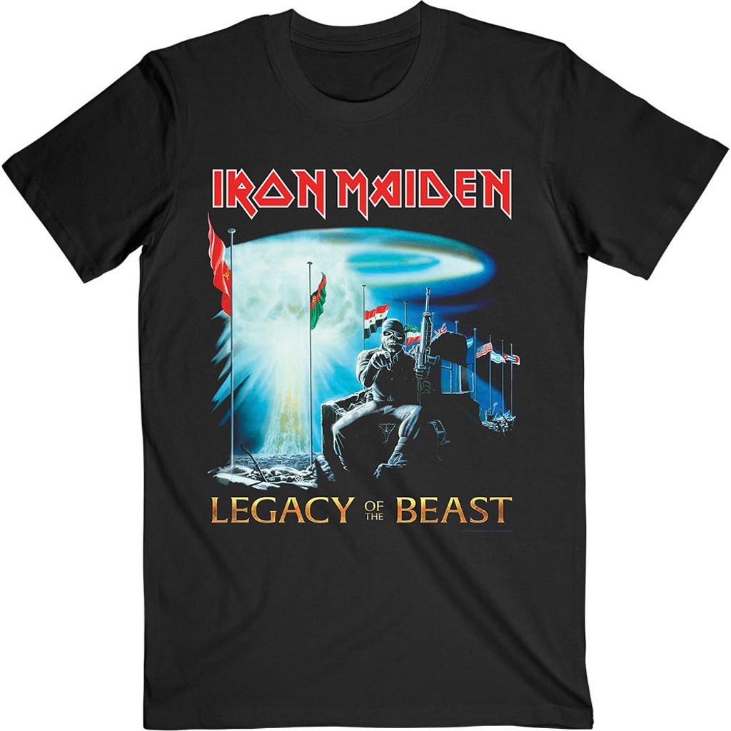 Iron Maiden 'Two Minutes to Midnight' (Black) T-Shirt (Medium)
