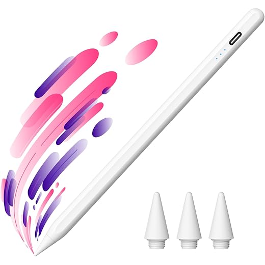 JAMJAKE iPad Pencil No.1 Sales In US Stylus For iPad 11Th&10Th Gen - 10Mins Faster Charge Compatible With(2018-2025) Apple iPad 6-11 Gen,iPad Air 3/4/5/M2/M3,iPad Mini 5/6,iPad Pro 11