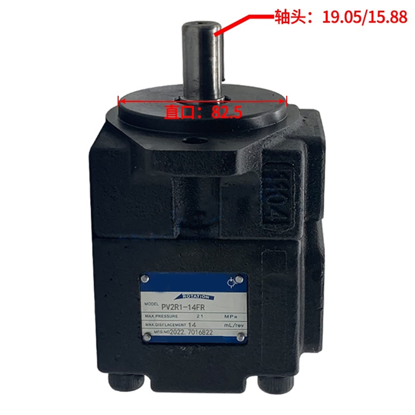 Hydraulikzylinder Doppelwirkend DW Zylinder 80/45 250 Hub mit Gelenkaugen 40mm