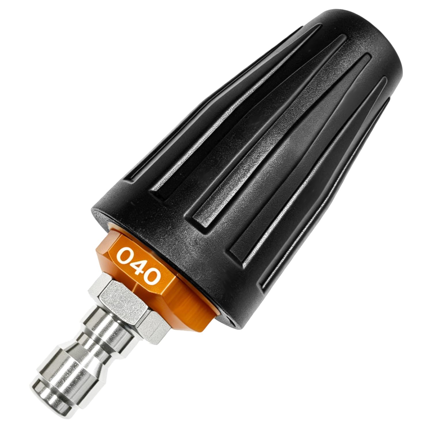 4000 PSI Rotating Turbo Nozzle Tips – 1/4" Quick Release, 4.0 GPM High Pressure Washer Turbo Nozzle, Aluminum Alloy Jet Wash Attachment with 360° Swivel & Ceramic Core – Cleaner Accessory for Concrete