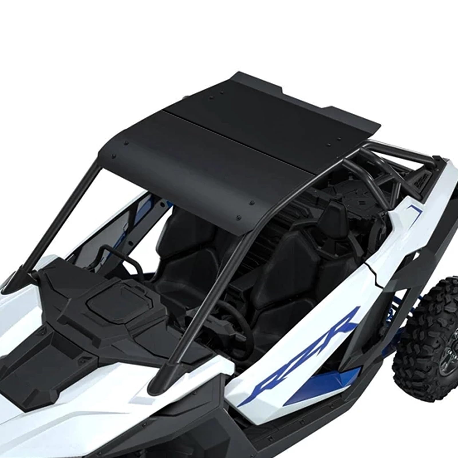 Photo 1 of KIWI MASTER Aluminum Roof Compatible with 2020-2024 Polaris RZR Pro XP, Turbo R Accessories 2-Seat Hard Roof Top Black OEM Style #2883743-458