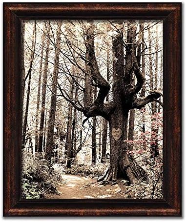 Love is a Path to The Heart - Personalized Romantic Gift (11"x14" Block Mount)