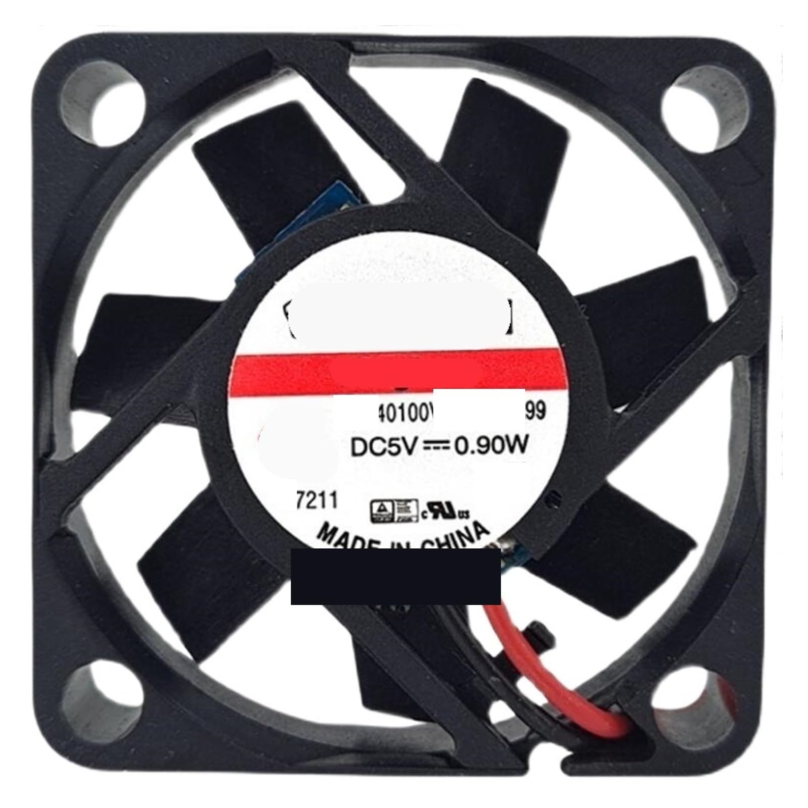 MB-40100-V2-00-0C-A9-9 DC5V 0.90W 4010 Ventilador de refrigeración de dos cables