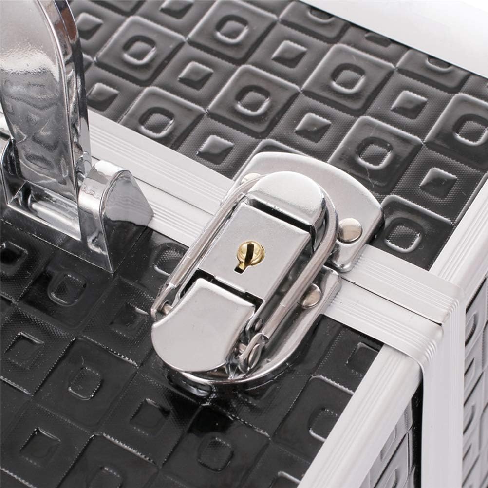 Cosmetic Case Vanity Case kable Beauty Makeup Nail Jewelry Portable Case Storage Box