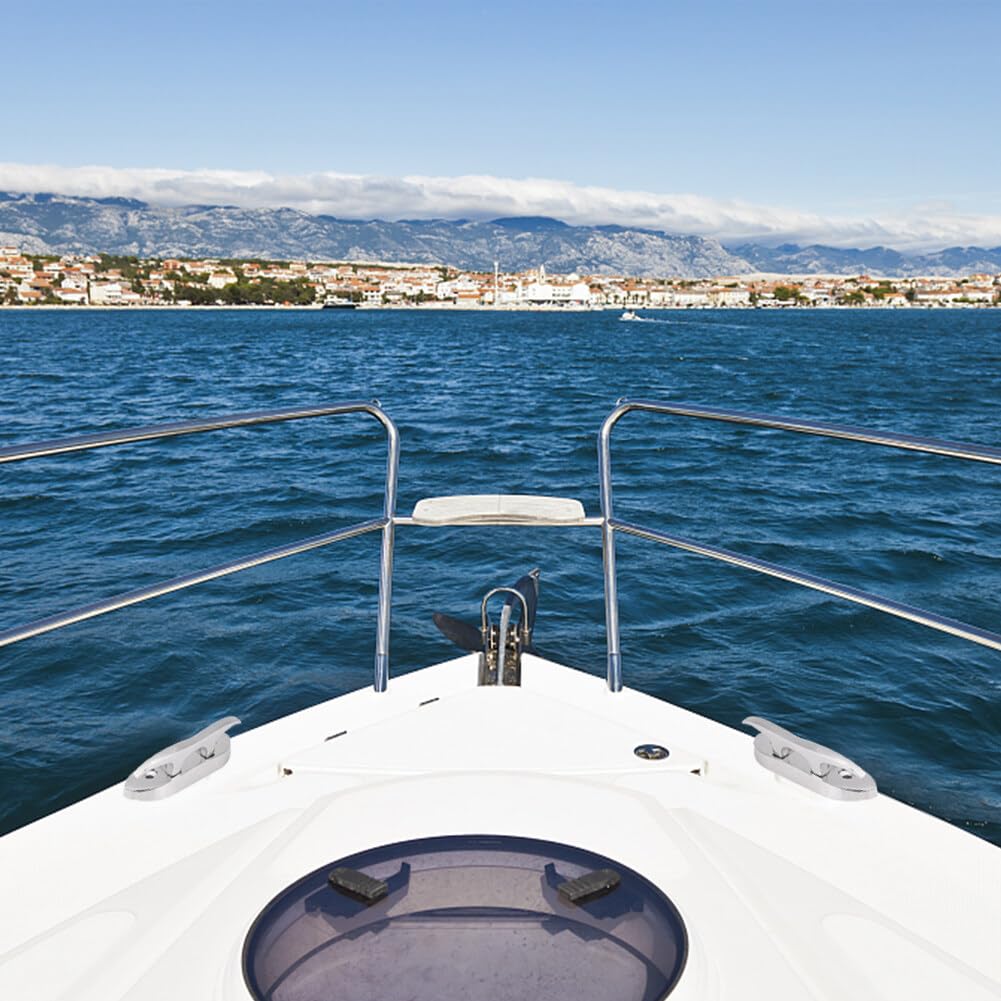 Bitta Pieghevole In Acciaio Inox 4.5'' Per Barche - Ormeggio Pratico E Resistente - Foto 8