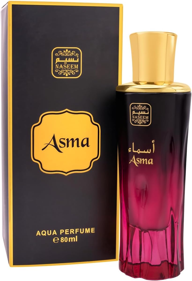 Asma Aqua Perfume 80ml - Long Lasting Unisex Eau De Parfum for Men & Women - Fresh Woody & Earthy Fragrance - Luxury Perfume Perfect for Everyday Wear & Special Occasions