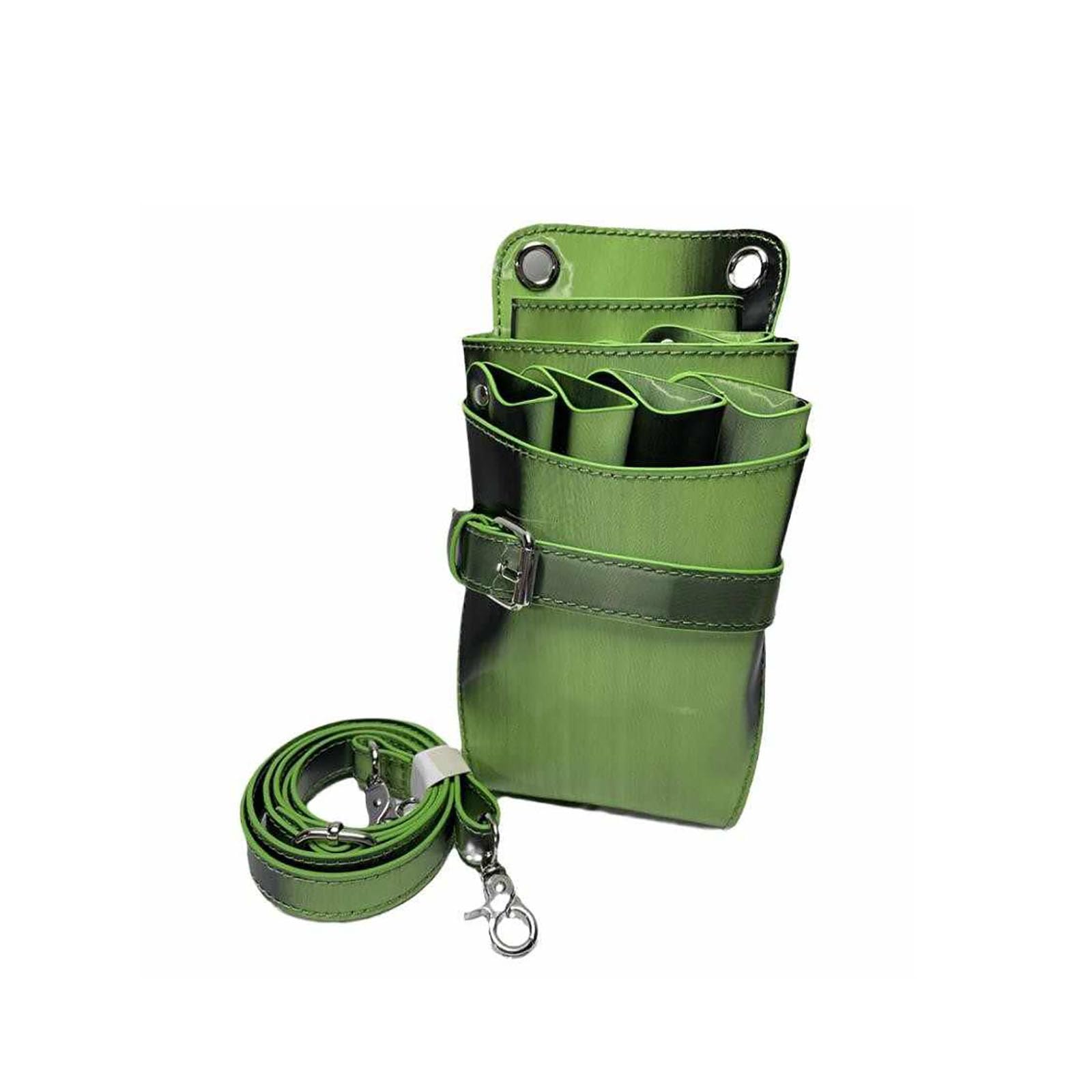 vrfvsdasAAS Hairdressing Tools Waist Bag, Portable Protective Multi-Functional Hair Stylist Scissor Pouch for Hairdressers(Green)