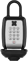 Vista 8 de Caja de bloqueo de llave con código, gran capacidad, combinación de 9 dígitos, montaje en pared, resistente a la intemperie al aire libre, caja