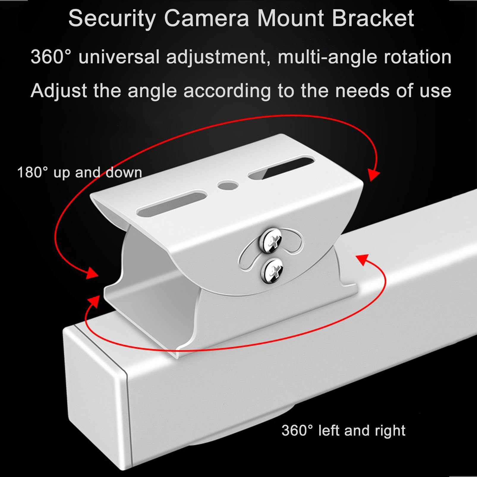 Soportes de Montaje para cámaras de vigilancia, Soportes de Montaje para cámaras de Interior y Exterior (Pared/Techo), Postes de Montaje Ajustables para cámaras de Seguridad, Soportes girato