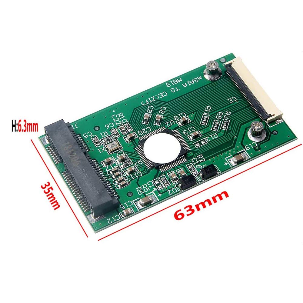 Buy foxaa 2 in 1 Combo Mini PCI- E 2 Lane M.2 NGFF & mSATA SSD to SATA 3.0 III