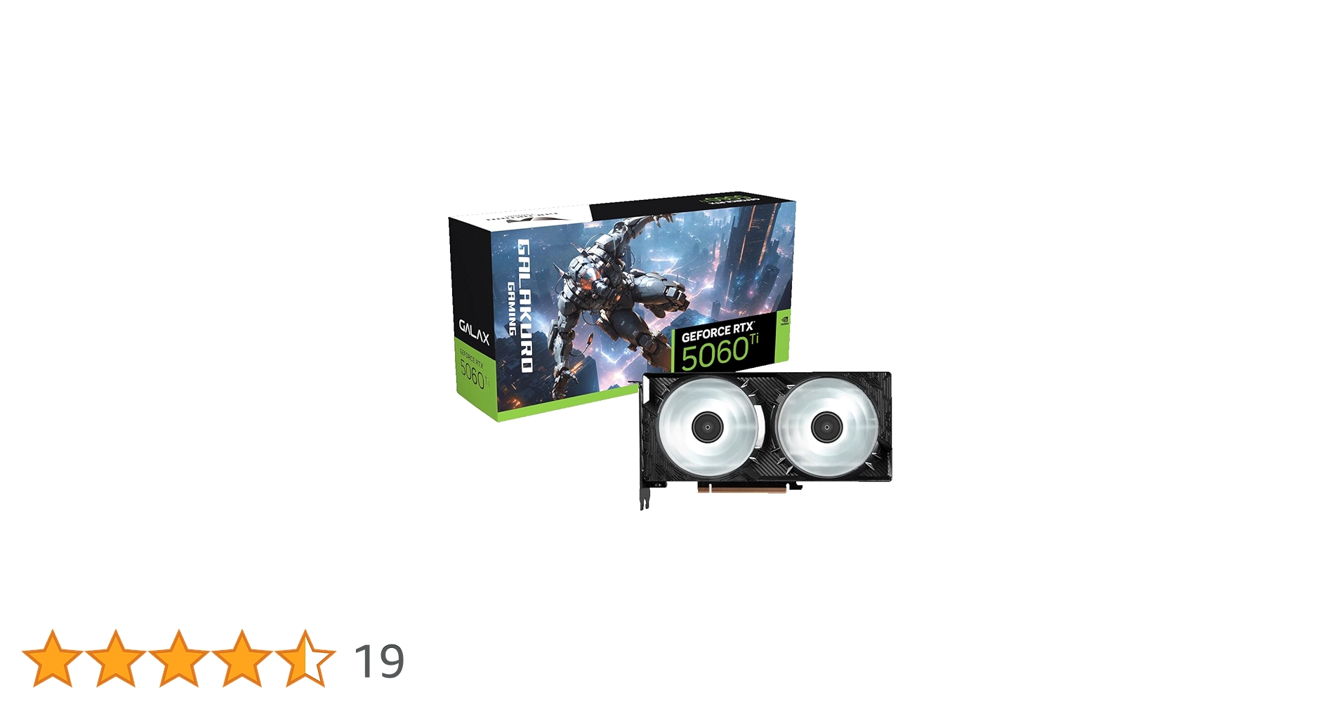 GeForce RTX5060 玄人 GK-RTX5060-E8GB/WHITE/DF | GK-RTX5060-E8GB/WHITE/DF | 玄人