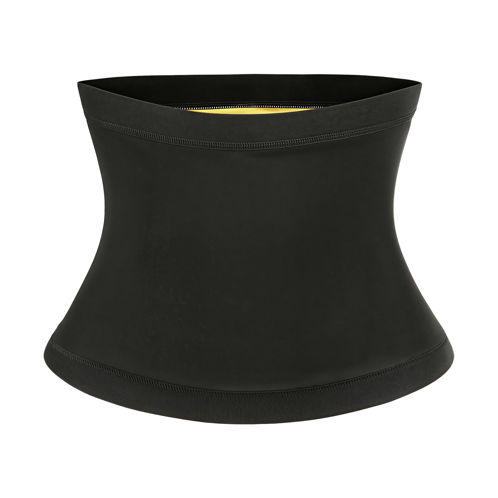 Maxtonser Sweats Shaper Waist Trimmer Gold Waist Trainer Waist Cincher Easy to Use Breathable Sauna Belt for Men Woman
